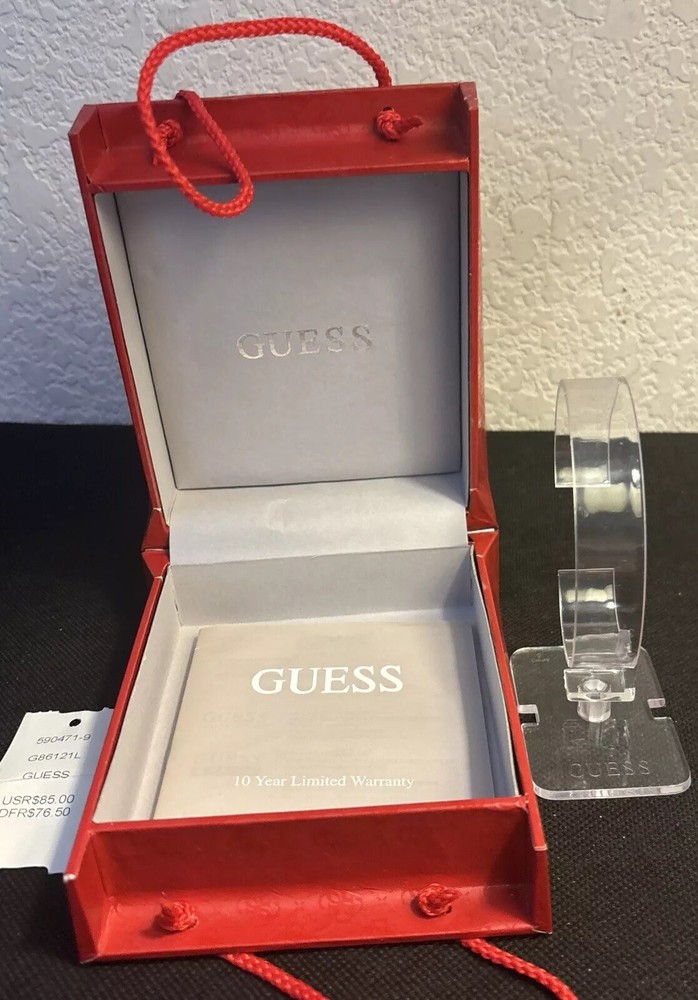 Guess RED Empty Watch Presentation Storage Box