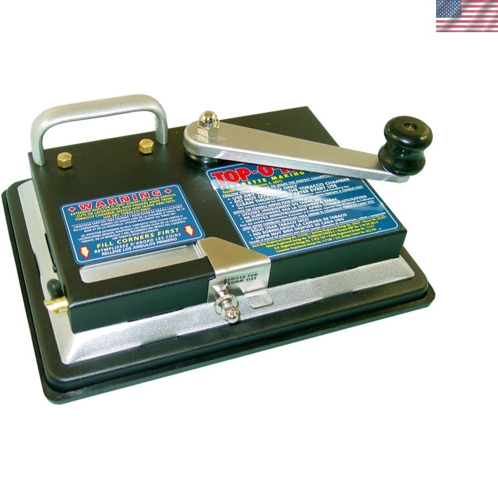 New Compact Cigarette Rolling Machine - Adjustable for King Size & 100mm Tubes