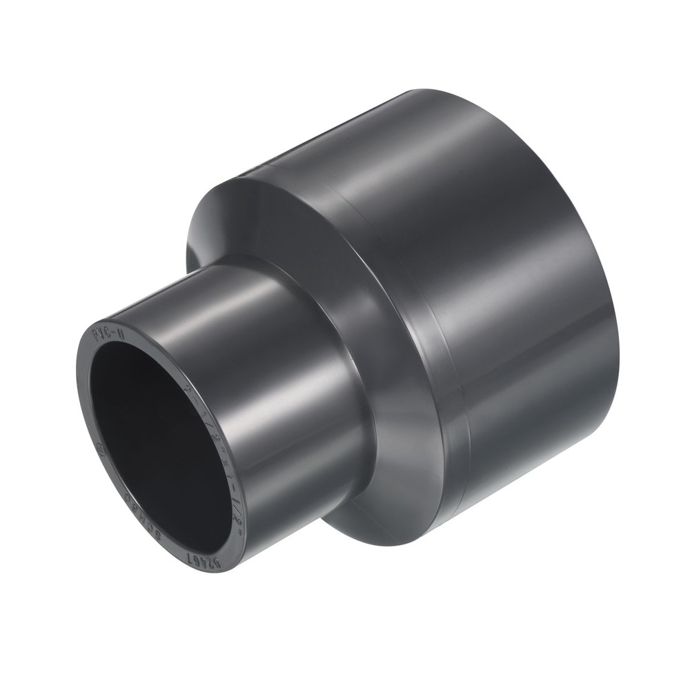 UPVC Reducer Pipe Fitting 2"x 1-1/2" Program Socket 80 Straight Coupling