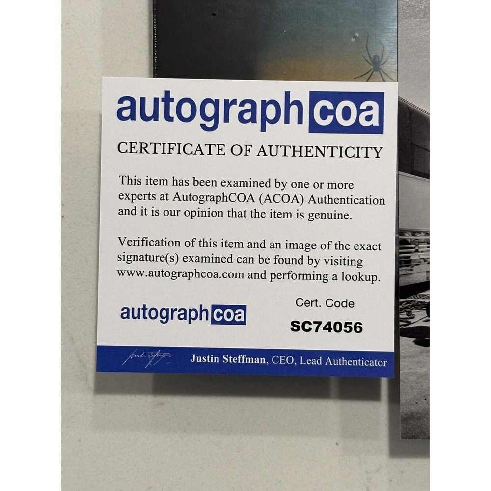 Alice Cooper Road Signed ACOA COA RARE AUTOGRAPHED CD And DVD
