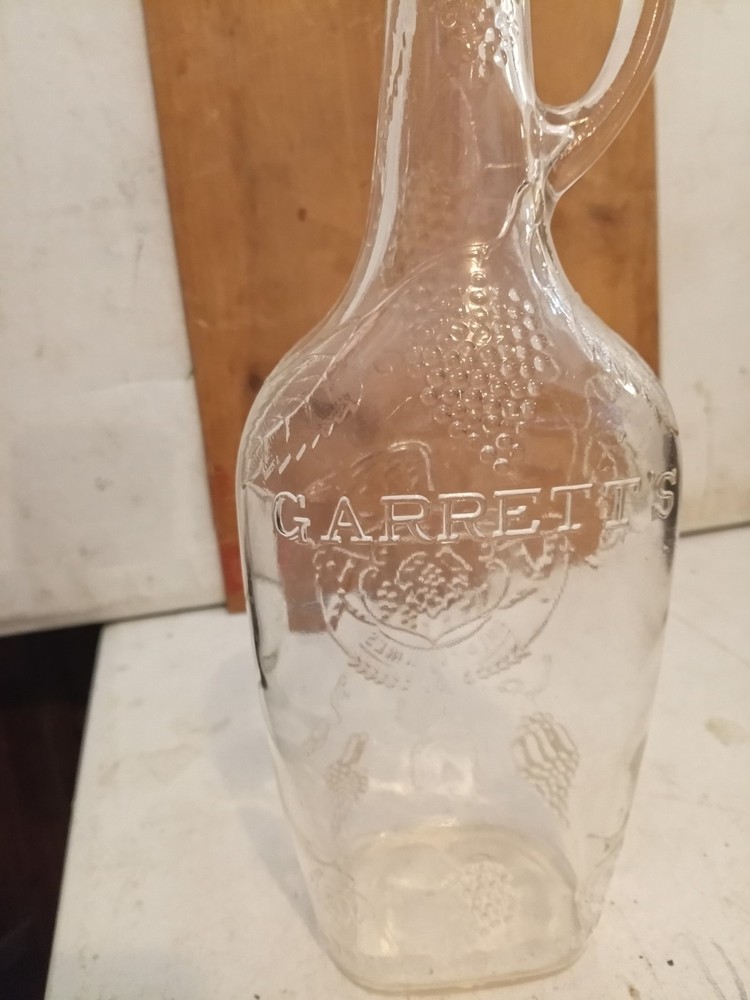 Vintage Decorative Garrett Wine Bottle Tall Quart