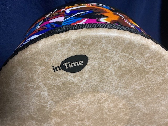 REMO PERCUSSION Rain Forest Gathering DRUM 14" floor tom with 2 drumsticks