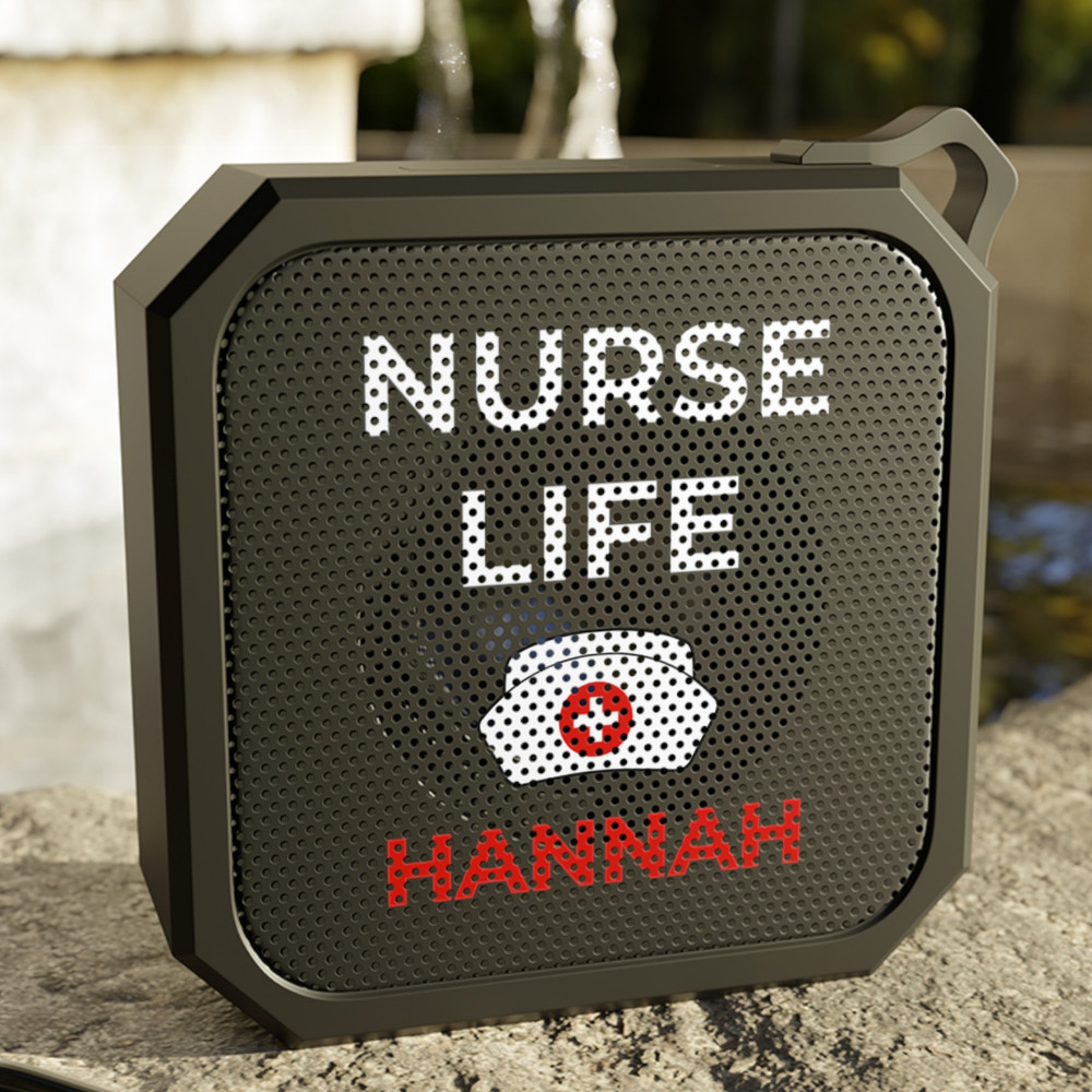 Personalized Nurse Life Bluetooth Speaker Gift Custom Name Nurse Gift
