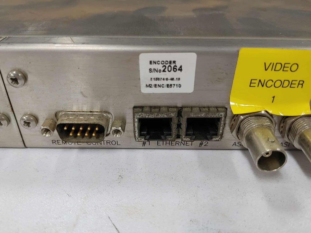 Tandberg Encoder E5710 Mpeg 2 SD Evolution 1RU Encoder