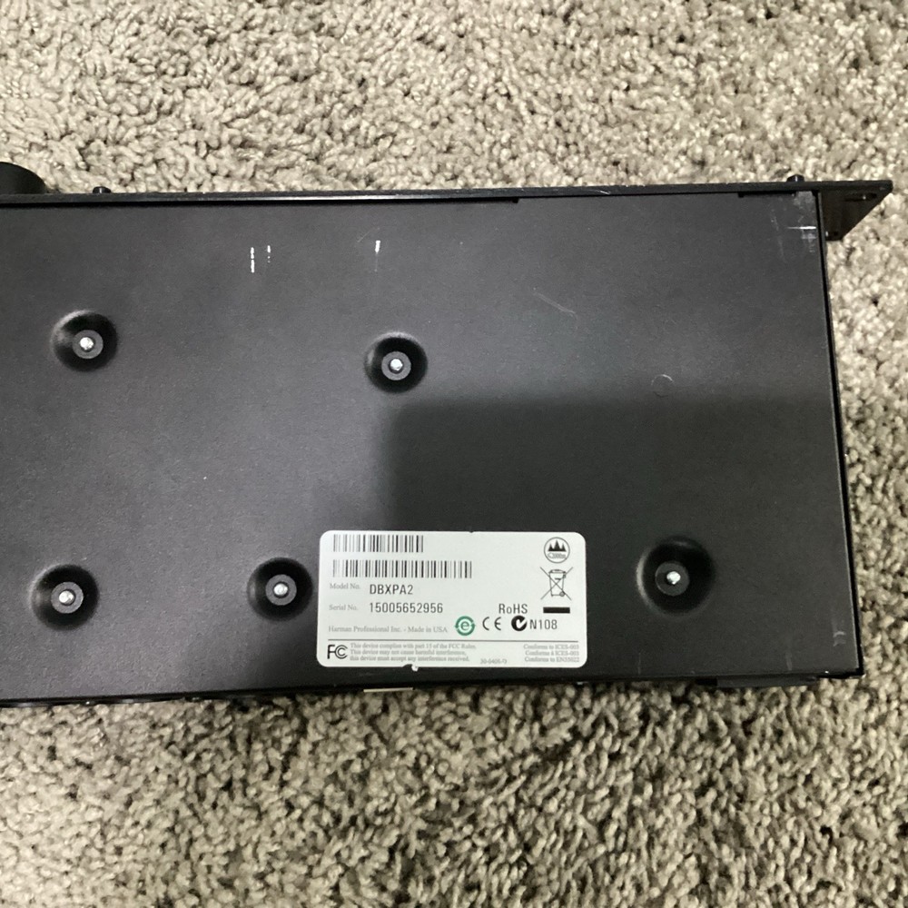 DBX DriveRack PA2 Complete Loudspeaker Management System PA 2