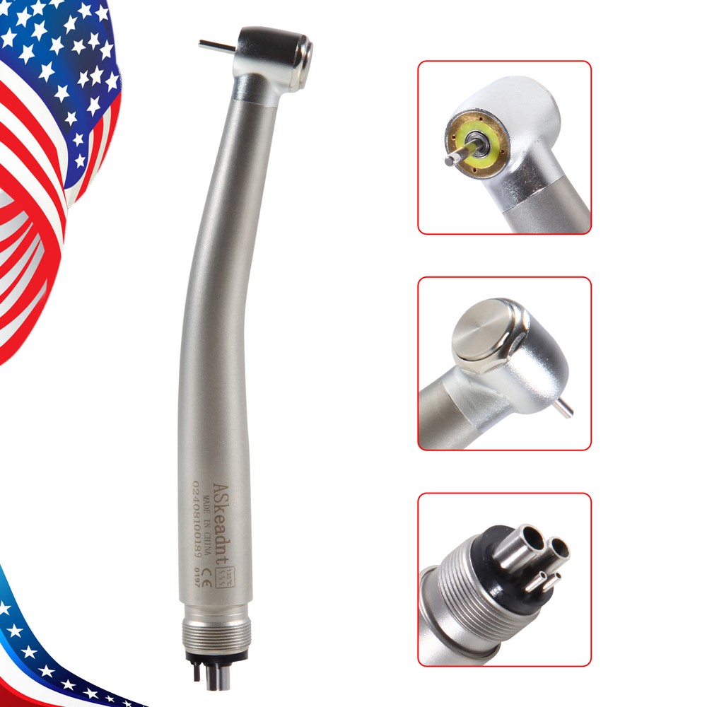 Dental Ring LED E-generator High Speed Handpiece Shadowless 4 Holes Ceramic MX
