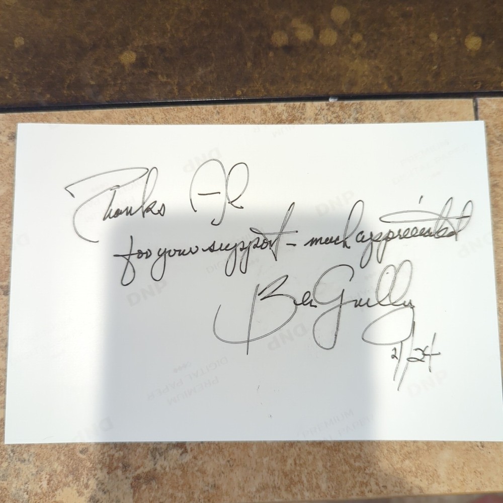 Ben Guillory- Signed Photograph
