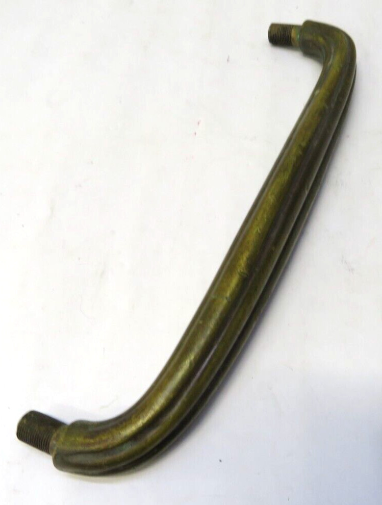 Antique Large Solid Brass Door Pull Handle 11 Inch 2Lb. 5 oz.