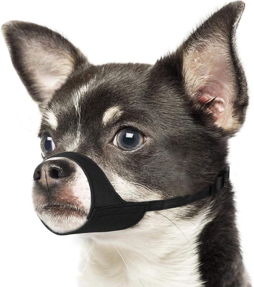 Short Snout Dog Muzzle for Small Medium Dogs, Soft & Sturdy