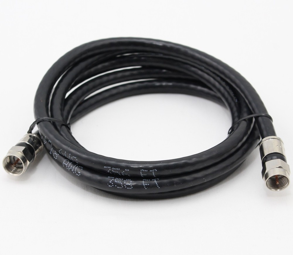 4.75 ft Black CATV 18 AWG with Compression PPC-EX5-07 Connectors.