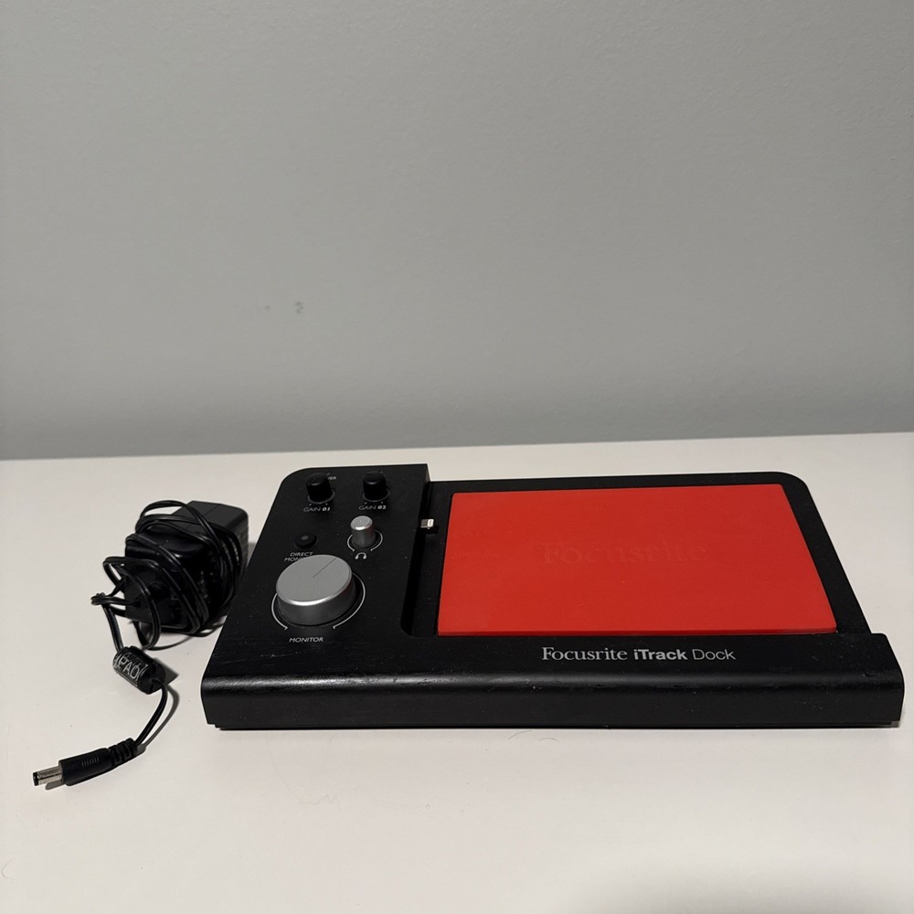 Focusrite iTrack Dock Portable Music Recording Studio Audio Interface For iPad!