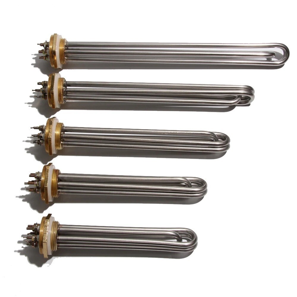 Immersion Water Heater Pipe Tubular Electric Heating Durable Rod 110-380V 3-12KW