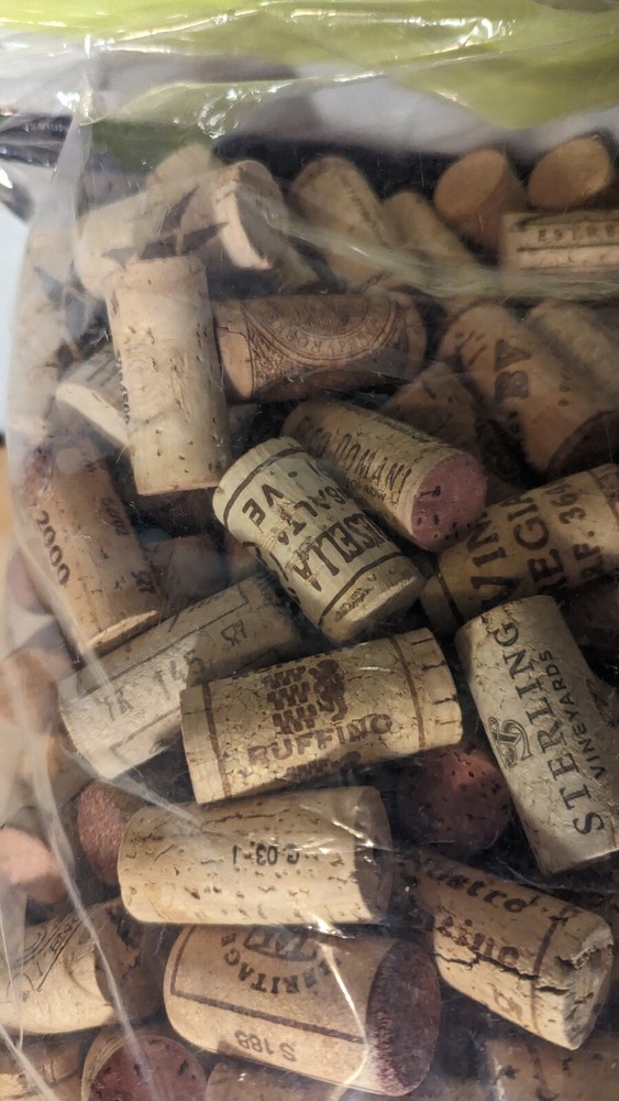 Used Wine Cork Lot Unknown Type Number As Is