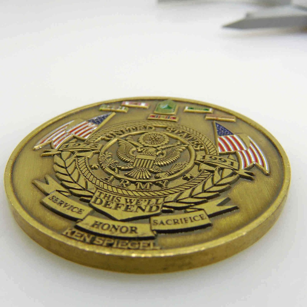 U.S. MARINES WALKING DEAD CHALLENGE COIN