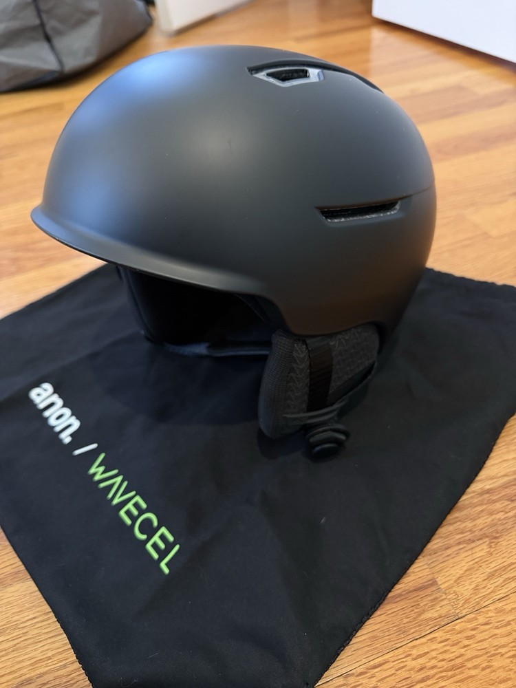 anon. Logan WaveCel Black Large Helmet Adjustable BOA Fitting Ventilation