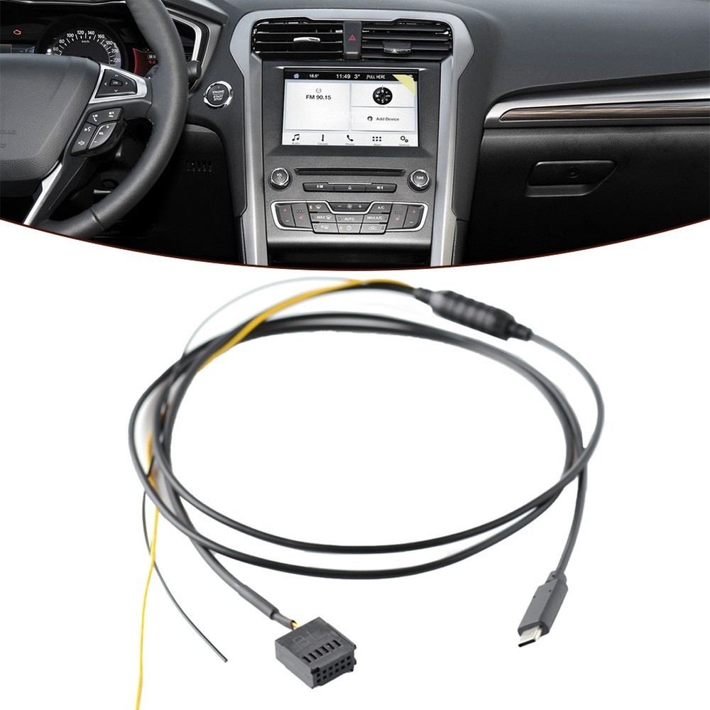 Efficient and Reliable For Ford Audio CD Player TYPEC Audio Input Cable