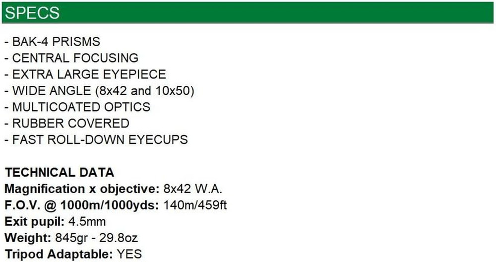 8X 42Mm Military Binoculars