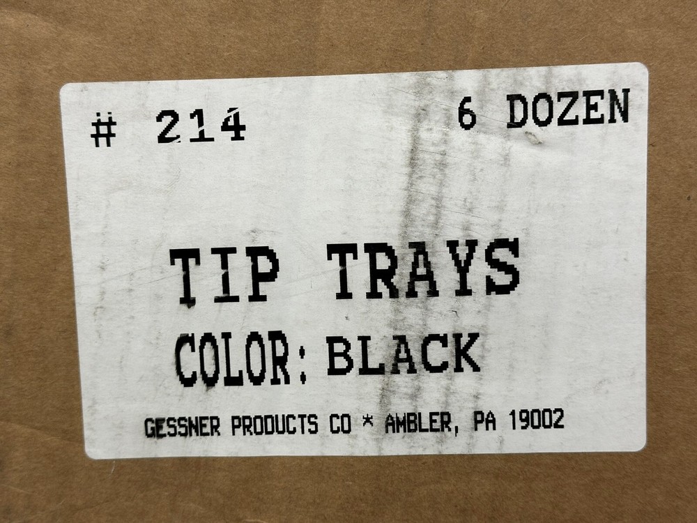 BOX - CASE PACK OF 72! BASIC 8" x 5" BLACK RESTAURANT BILL/CHECK TIP TRAY(S)