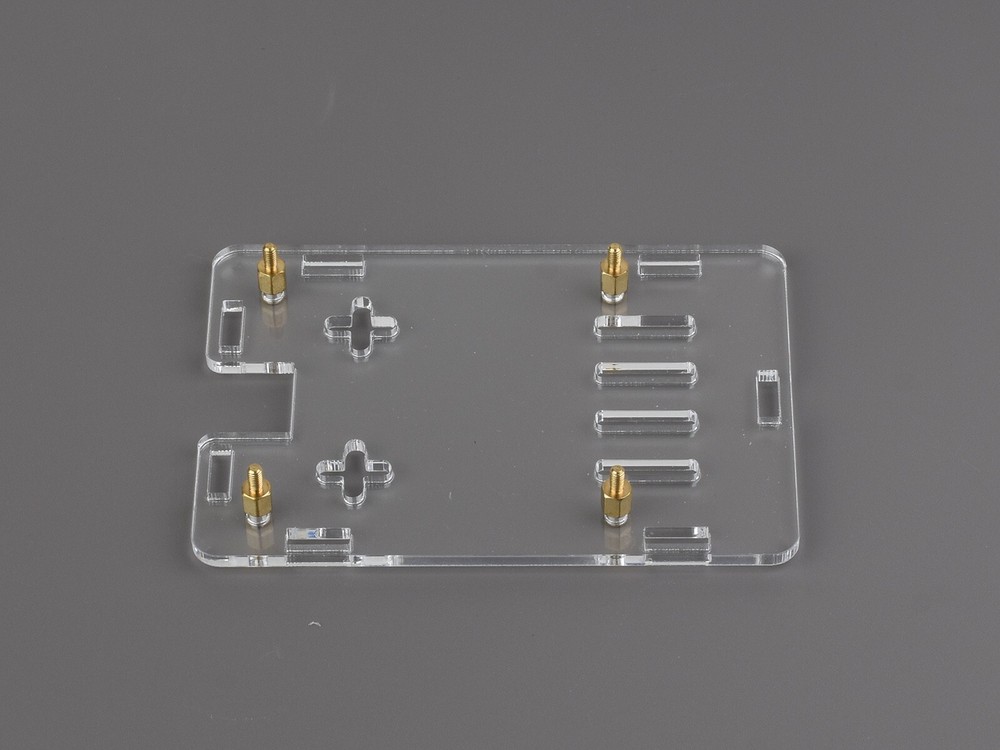 Waveshare Clear Acrylic Case for Raspberry Pi 5 installing Active Cooler