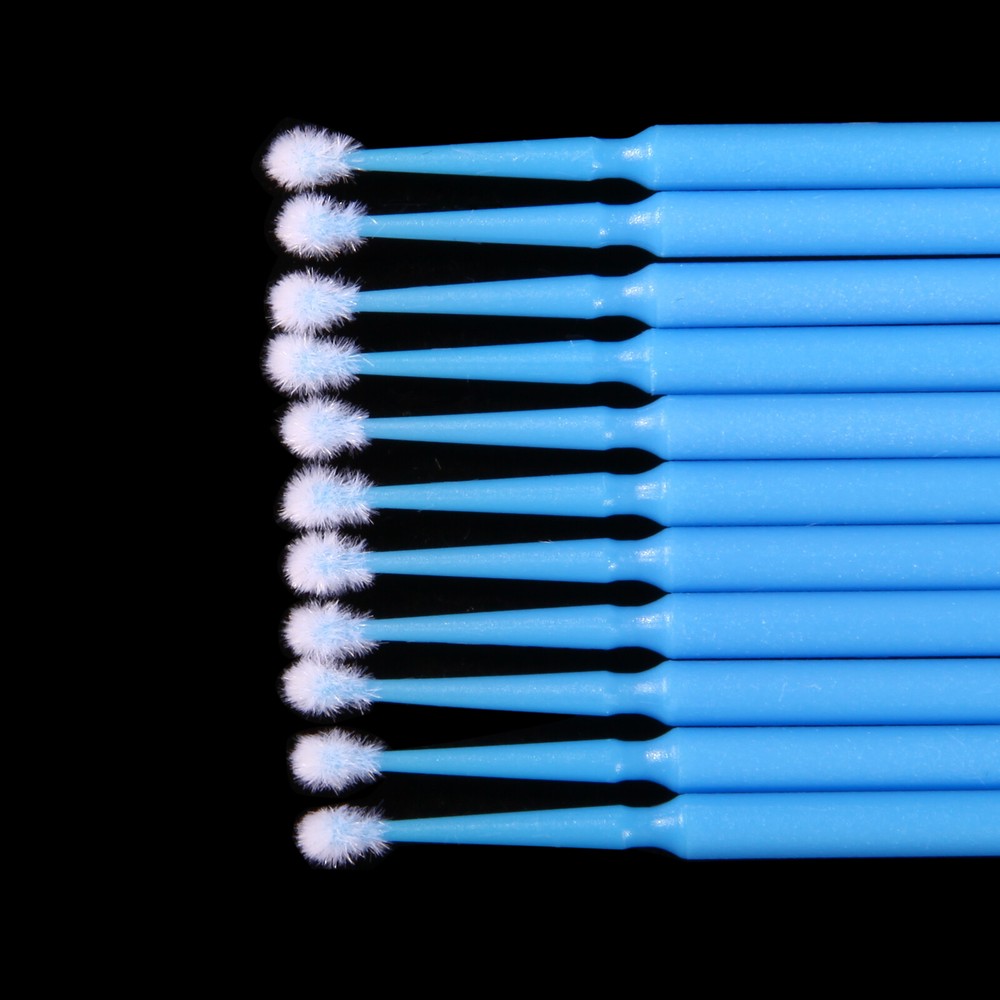 Micro Brushes Applicators Microbrush Dental Eye Regular 2.5mm Blue 100pcs/bag