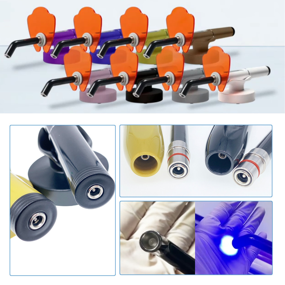 New UV Dental Wireless LED Curing Light Cure Lamp Curing Machine Rechargeable