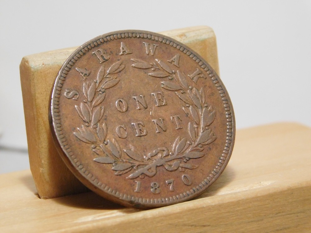 1870 Sarawak one cent