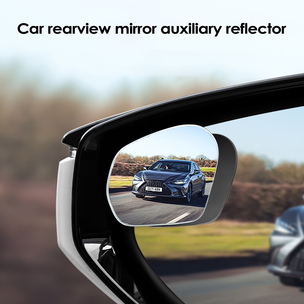 2PCS Blindspot Mirror For Car | Wide Angle Side Mirror Blindspot 360° Adjustable