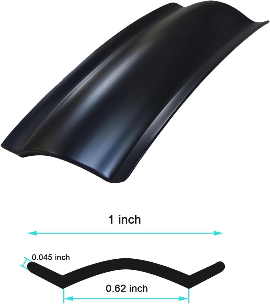 RV Trim Molding Insert Black 1 Inch x 100 Ft Roll