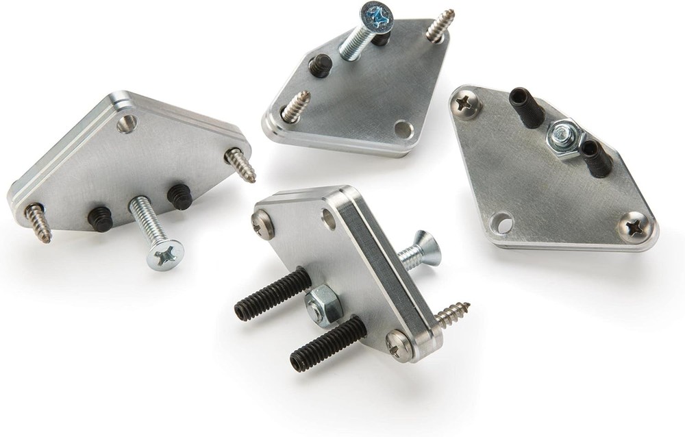 JessEm 02027 Insert Plate Corner Leveling Pads for Personal Router Tables
