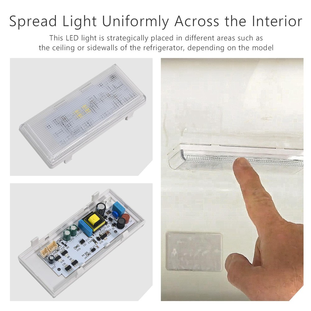 W11226500 W10724473 Refrigerator LED Control Board Light Module Replacement C...