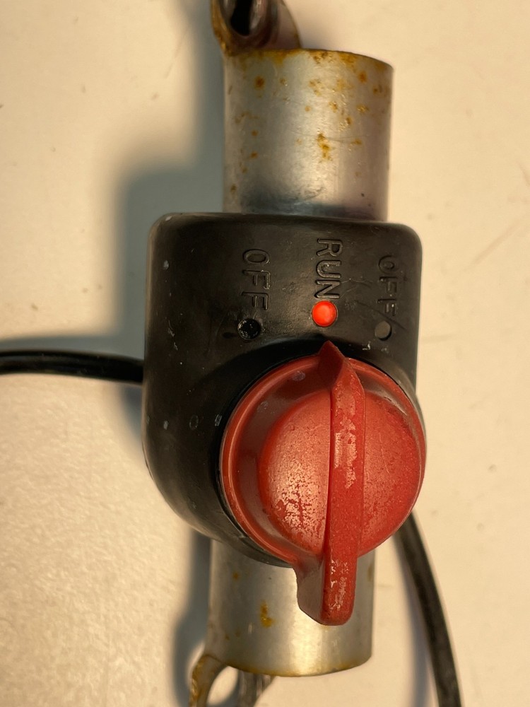 1976 Honda TL250 Trials ON OFF Kill Switch w Mount Bracket HM 376