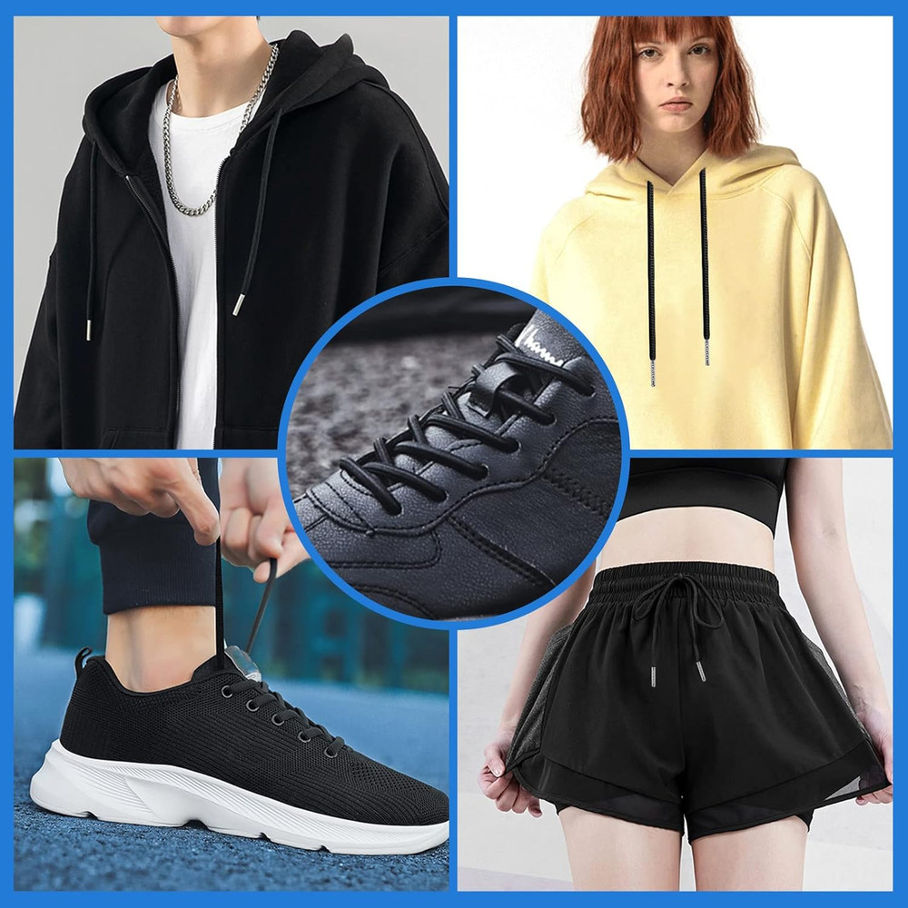 Drawstring Cords Replacement Drawstrings, 30Pcs Sweatshirt Drawstring Replacemen