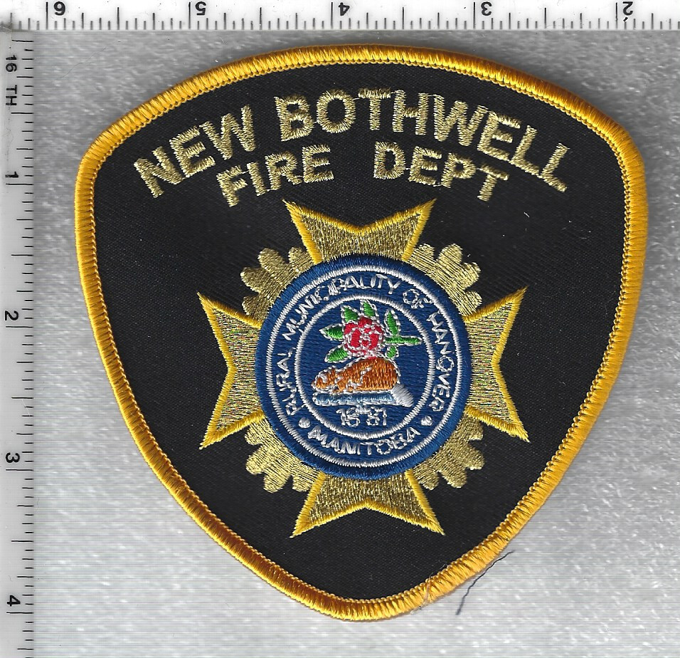 New Bothwell Fire Department (Manitoba, Canada) Shoulder Patch