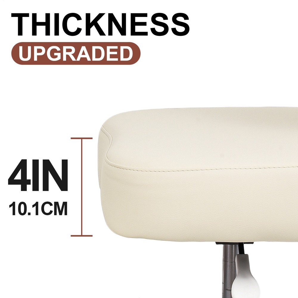 Height Adjustable Seat with Wheels for ADHD, Kneeling Chair with Back Support