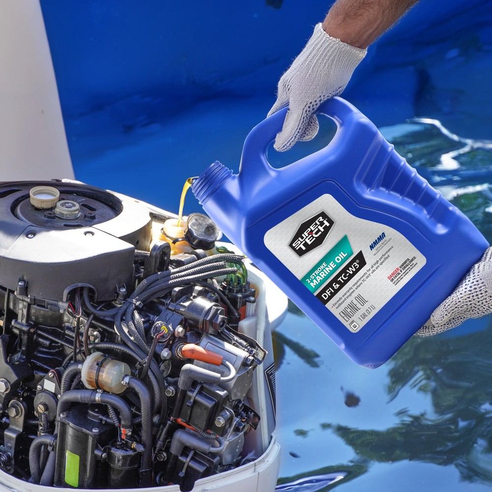 2 Cycle Outboard Engine Oil, 1 Gallon