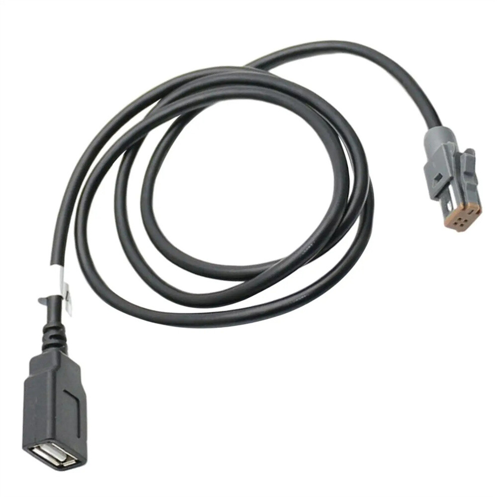 For PR43 MR52 AUX Audio Input Media Data Wire Plug To USB Adapter Conector 4Pin