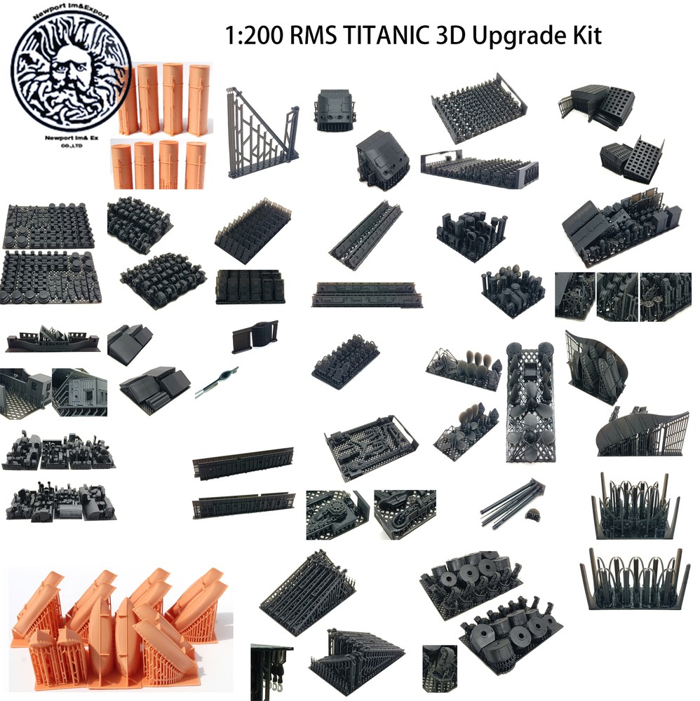 High-Precision 1/200/350 RMS TITANIC 3D Upgrade Kit – 3D Printed Model