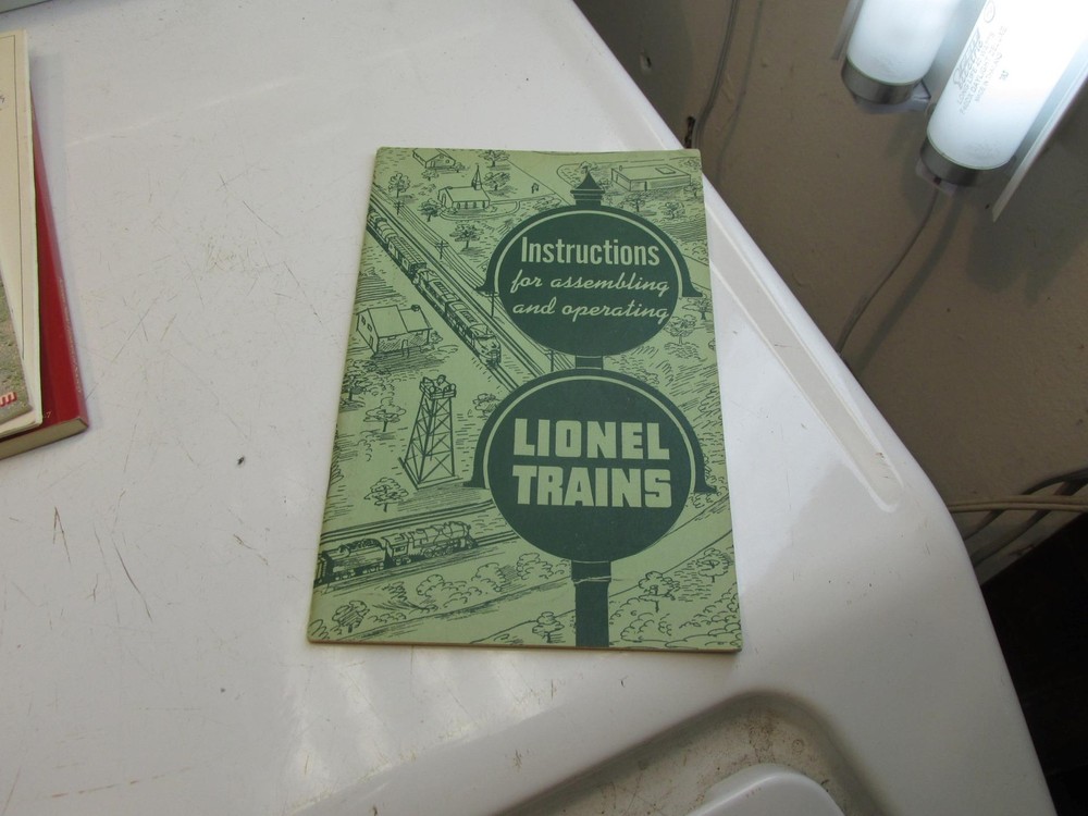 1951 Instructions For Assembling And Operating Lionel Trains Book