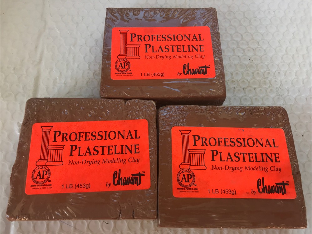 Chavant  Plasteline Non-Drying Modeling Clay 3 LBS