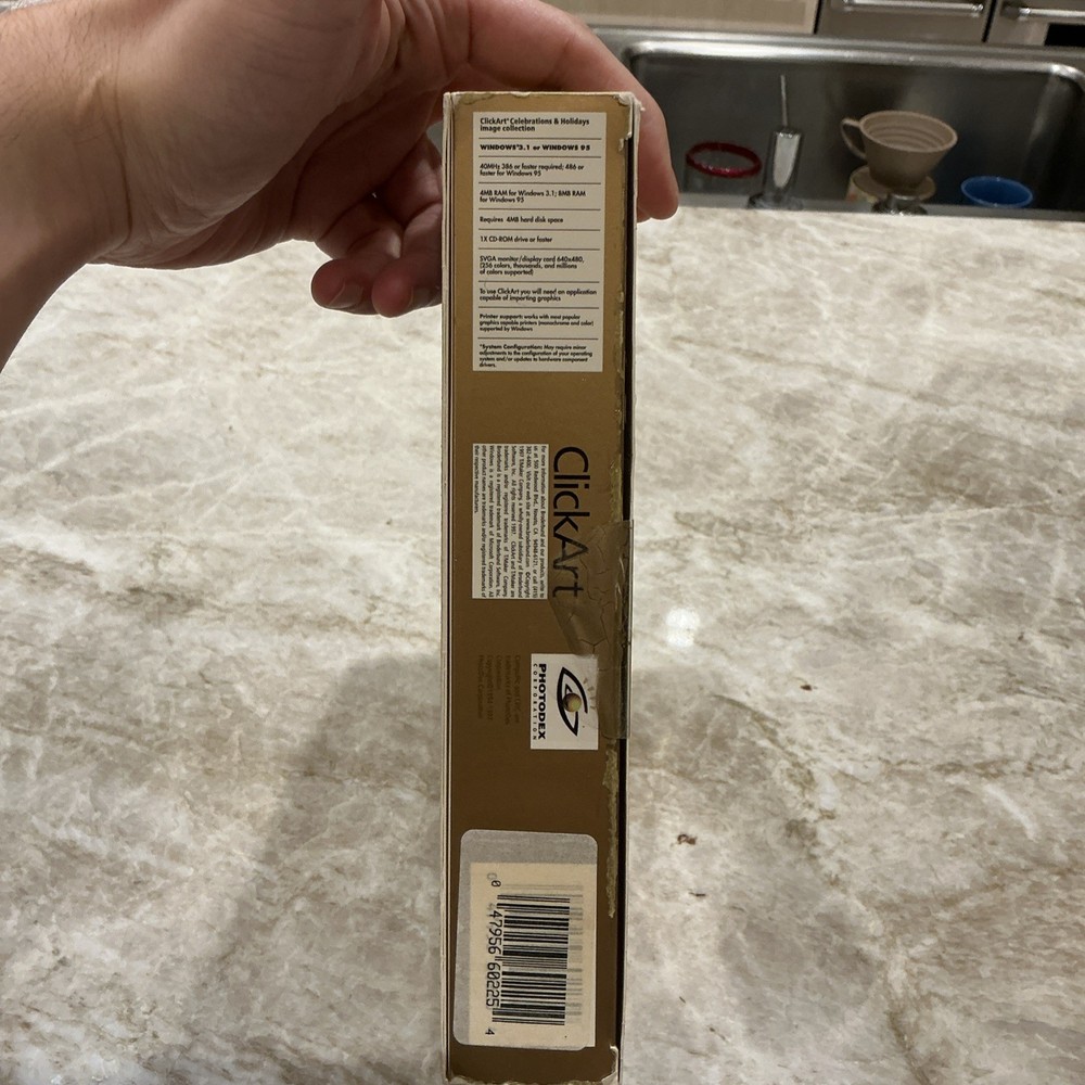 Broderbund ClickArt Celebrations & Holidays PC CD-ROM Big Box Software