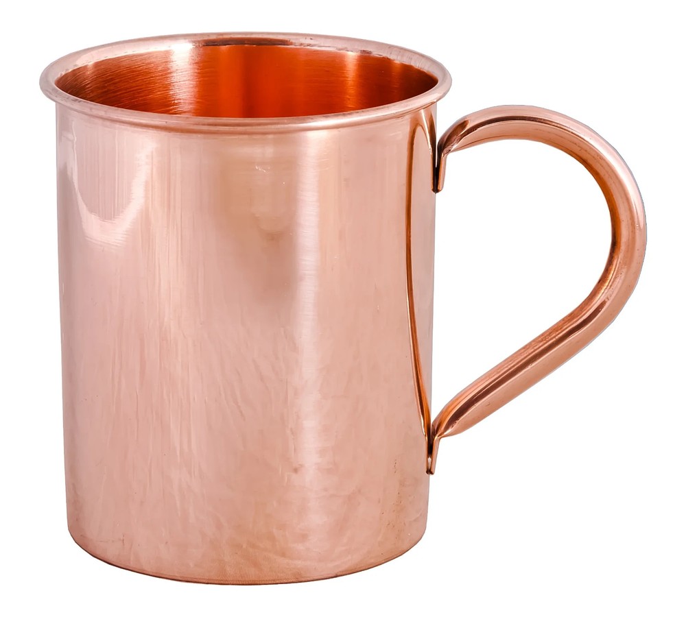 100% Solid Copper Mug | Pure Copper Drinkware Mugs |Moscow Mule Cup Barware Gift