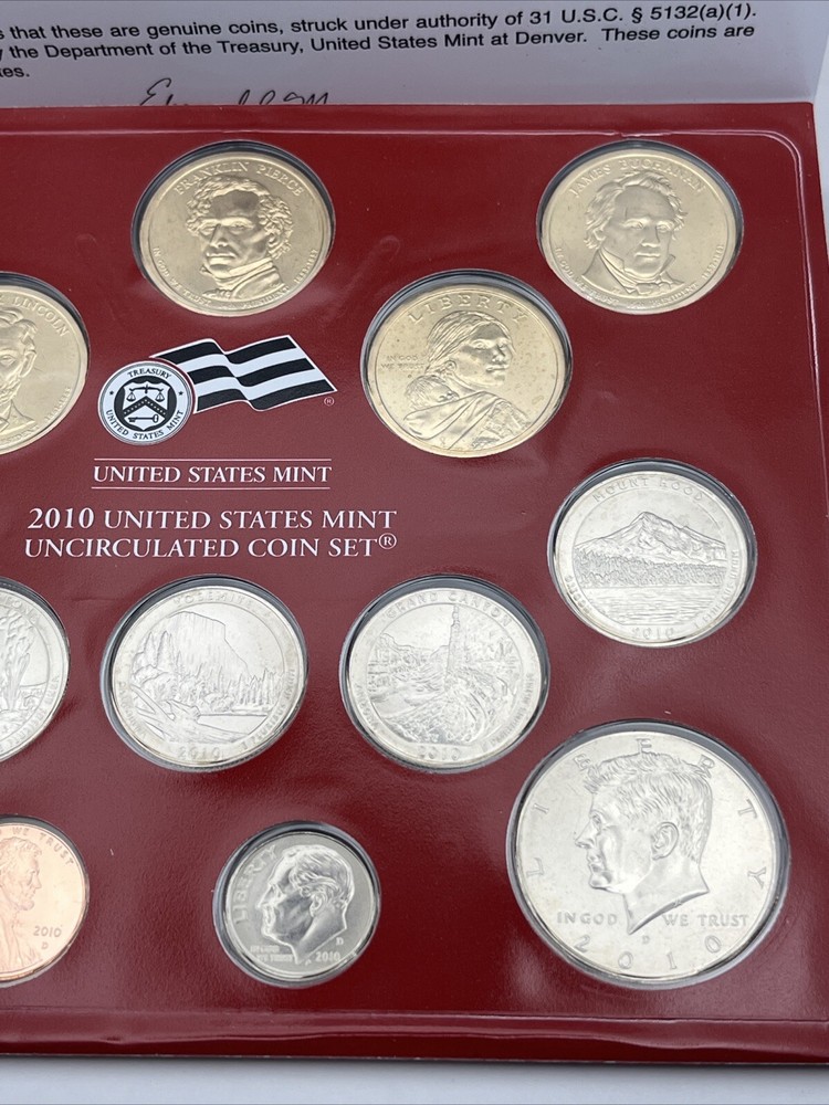 2010 P & D US Mint Set Uncirculated 28 Coins OGP