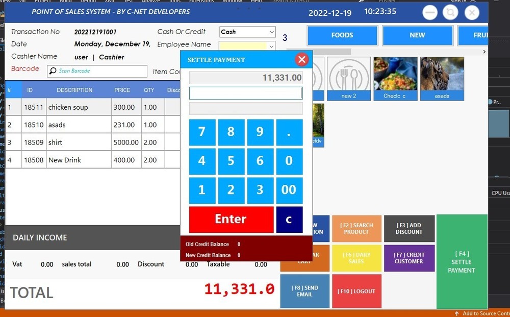 Customized point of sale (POS) system software for your Business within 2 Days