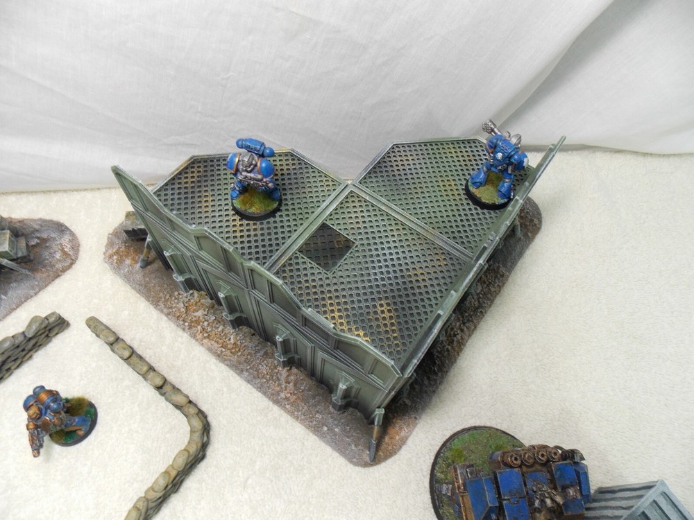 WARGAMING TERRAIN PAINTED BUNDLE 9 PIECE SET .....ADVANCE ORDERS