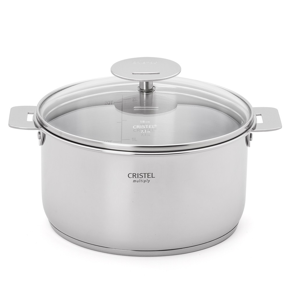 NEW Cristel Casteline Cookware Set 13pce Rem Handle