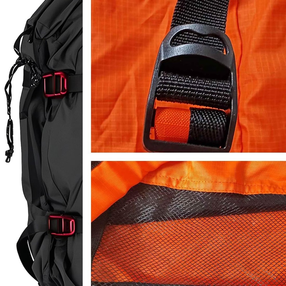 Rock Climbing Rope Bag, Large Capacity Folding Storage Backpack with