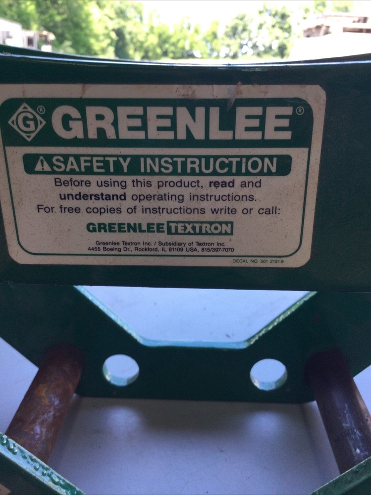 1 greenlee frame unit 2345AA conduit bending frame tool 1/2”-2”