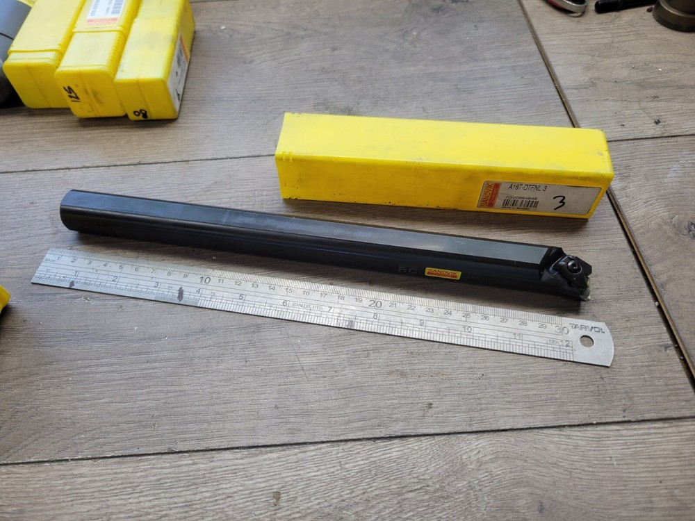 NEW SANDVIK A16T-DTFNL 1" INDEXABLE BORING BAR