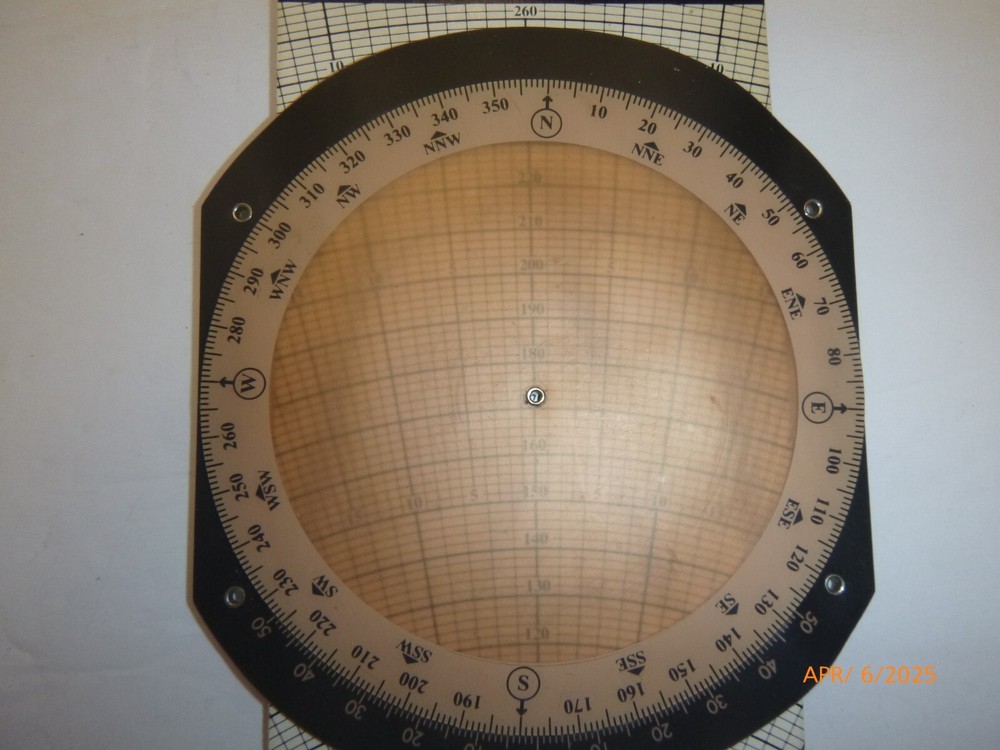 Gleim Aviation Navigation E6-B Computing Slide Plotter
