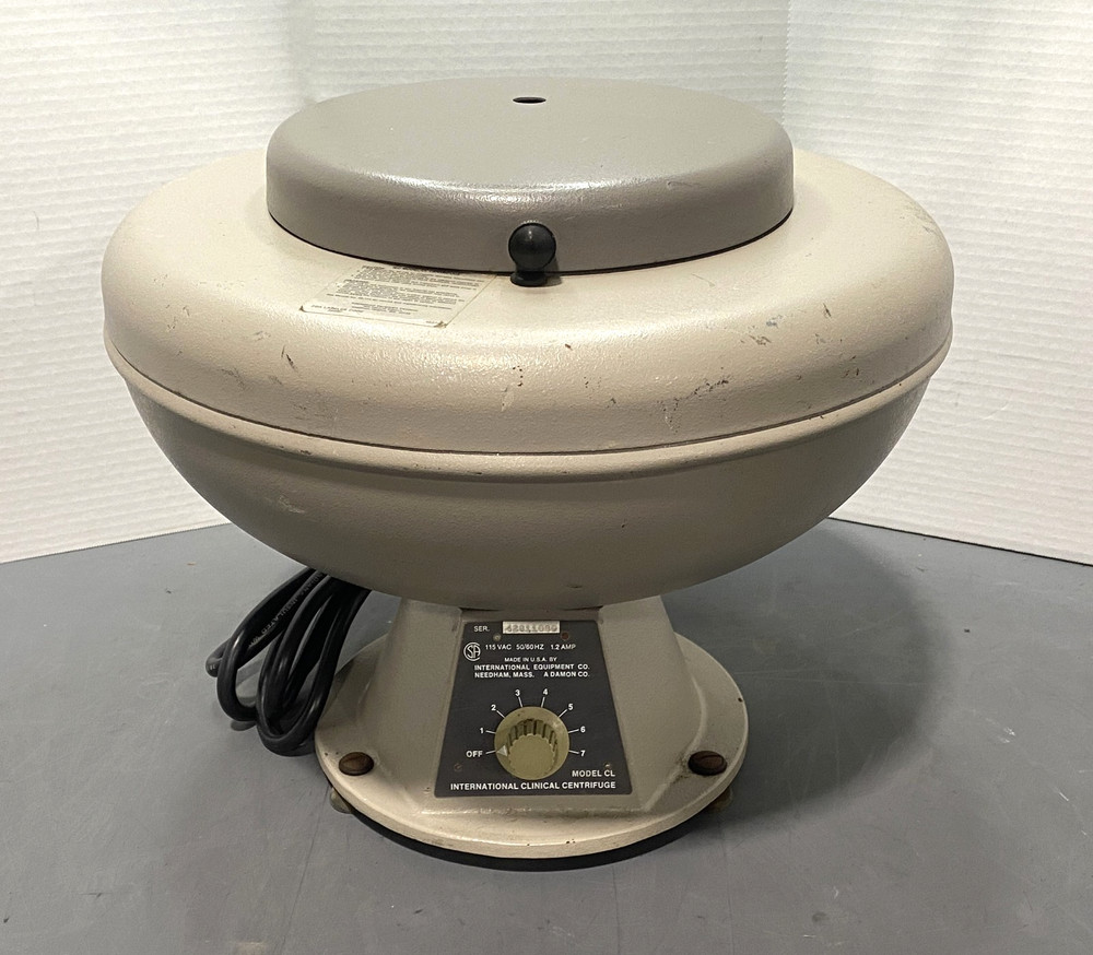 International Equipment Co. CL Centrifuge Missing Sample Rotor Tested